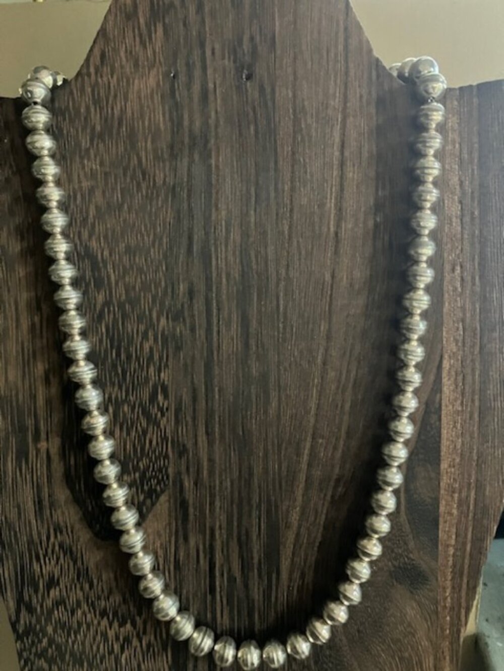 Lovely Vintage Sterling Southwestern Navajo Pearls